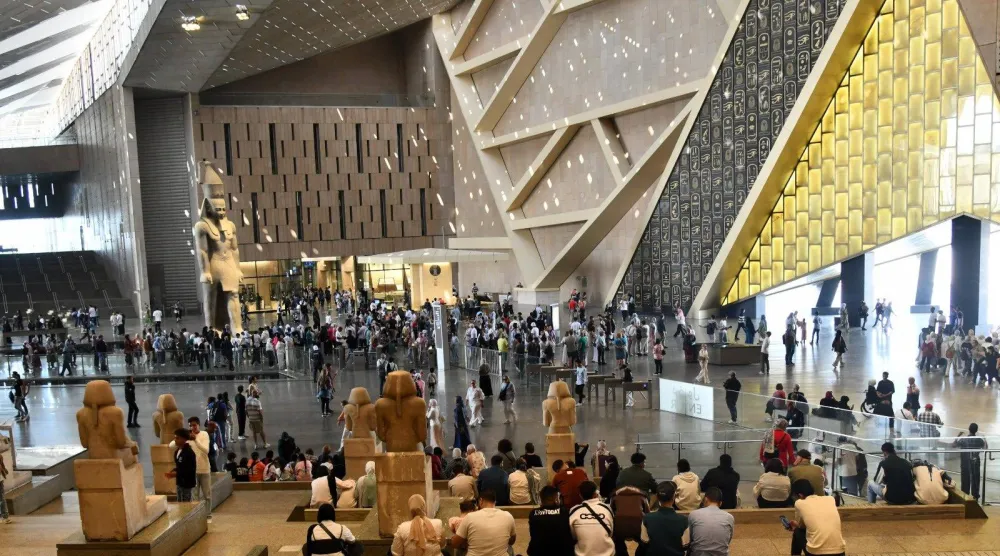 المتحف المصري يشهد زخماً في الحضور (وزارة السياحة والآثار)