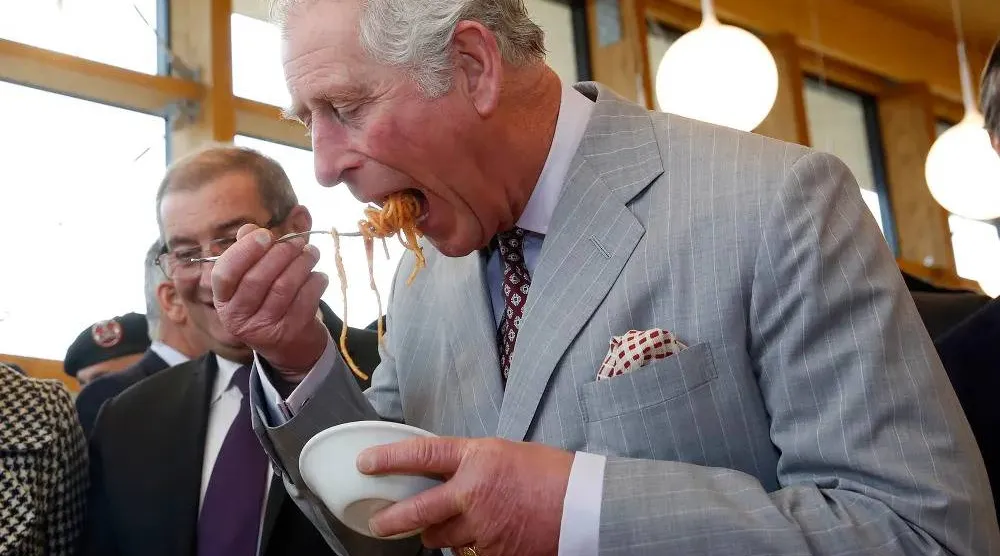 حمية الملك تشارلز صحية مع بعض الاستثناءات (أ.ف.ب)