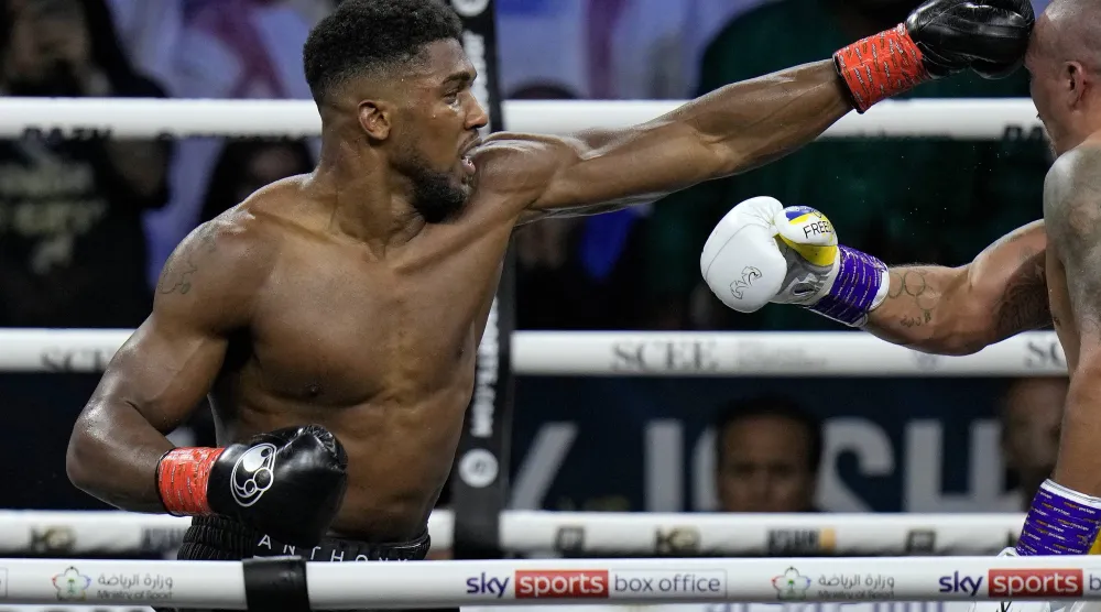 أنتوني جوشوا (أ.ب)