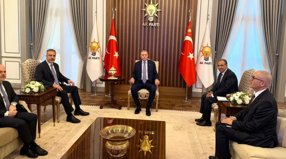 الرئيس التركي رجب إردوغان يستقبل وزير الخارجية المصري بدر عبد العاطي الأربعاء (الخارجية المصرية)