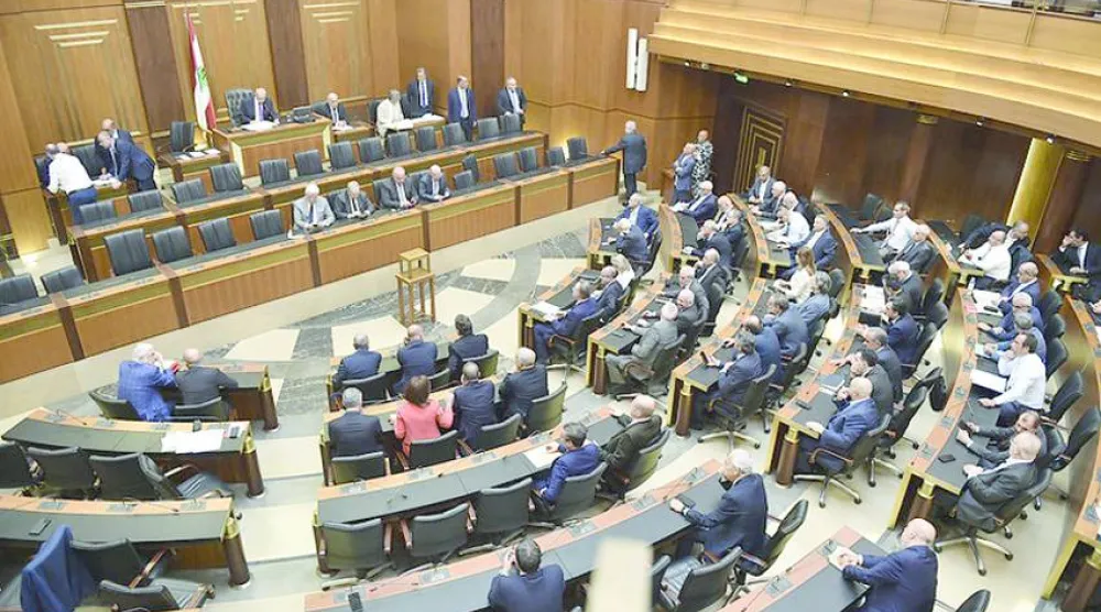 البرلمان اللبناني في إحدى جلساته (إعلام مجلس النواب)