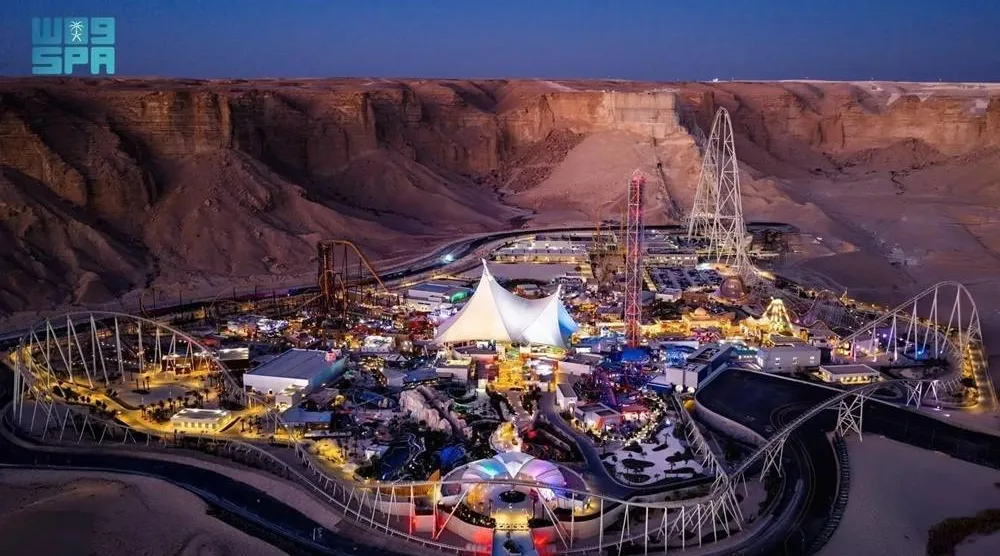 Located at the heart of the Tuwaiq Mountains, just 40 minutes from Riyadh, Six Flags Qiddiya City will bring world-class entertainment, sports, and cultural experiences together in a way never seen before. (SPA)