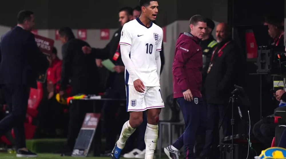 رد فعل جود بيلينغهام بعد استبداله (د.ب.أ)