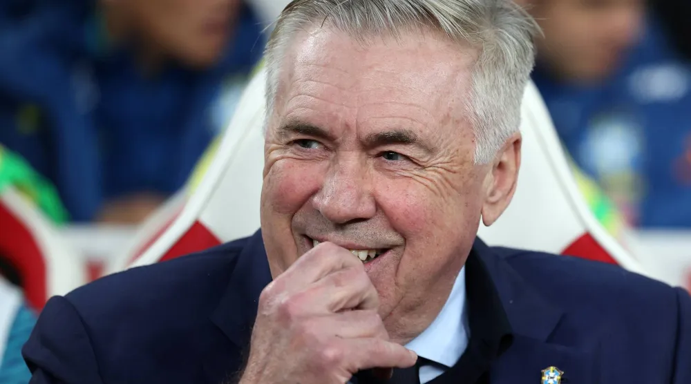 المدرب الإيطالي لمنتخب البرازيل كارلو أنشيلوتي (إ.ب.أ) 