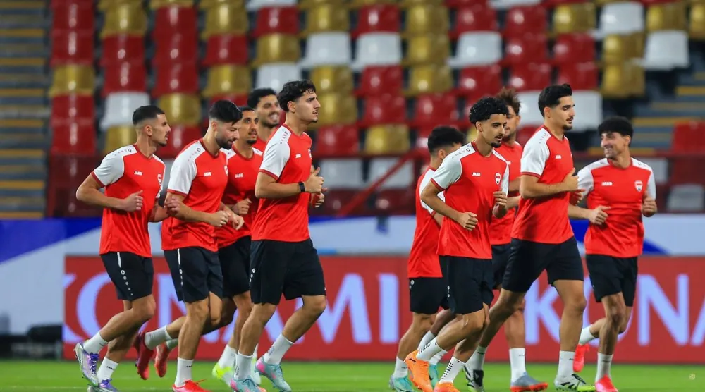 منتخب العراق خلال التحضيرات الأخيرة (الاتحاد العراقي)