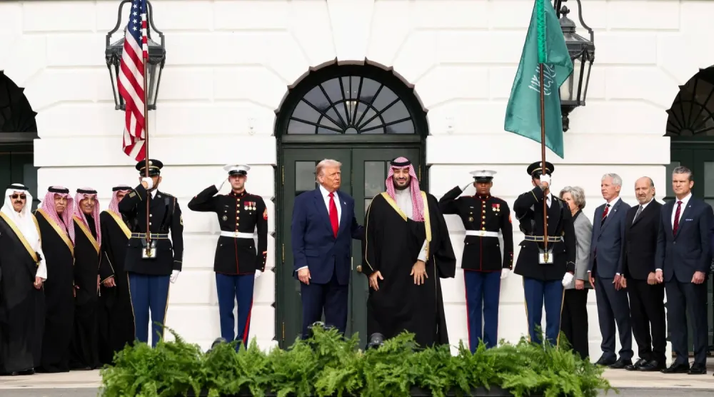Veliaht Prens Muhammed bin Selman, Beyaz Saray’da Trump ile bir araya geldi