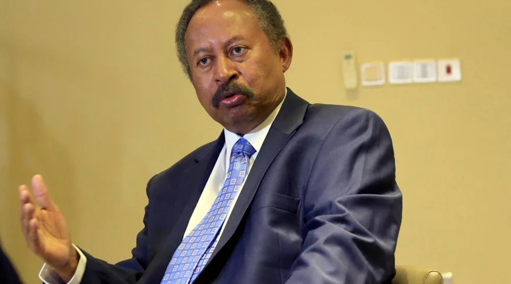 رئيس الوزراء السوداني السابق عبد الله حمدوك (رويترز)