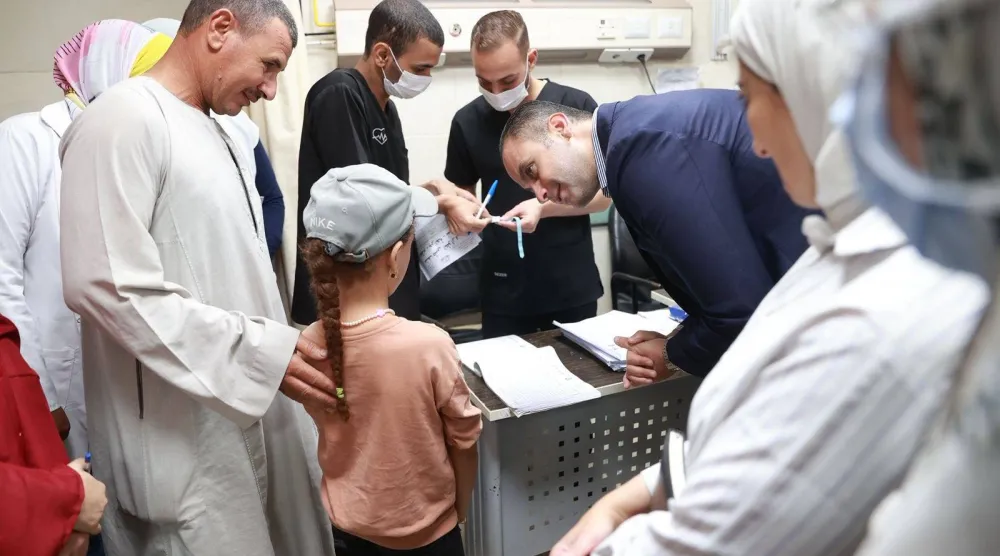 الدكتور محمد الطيب نائب وزير الصحة المصري يزور وحدة صحية معنية بالأسرة (وزارة الصحة)