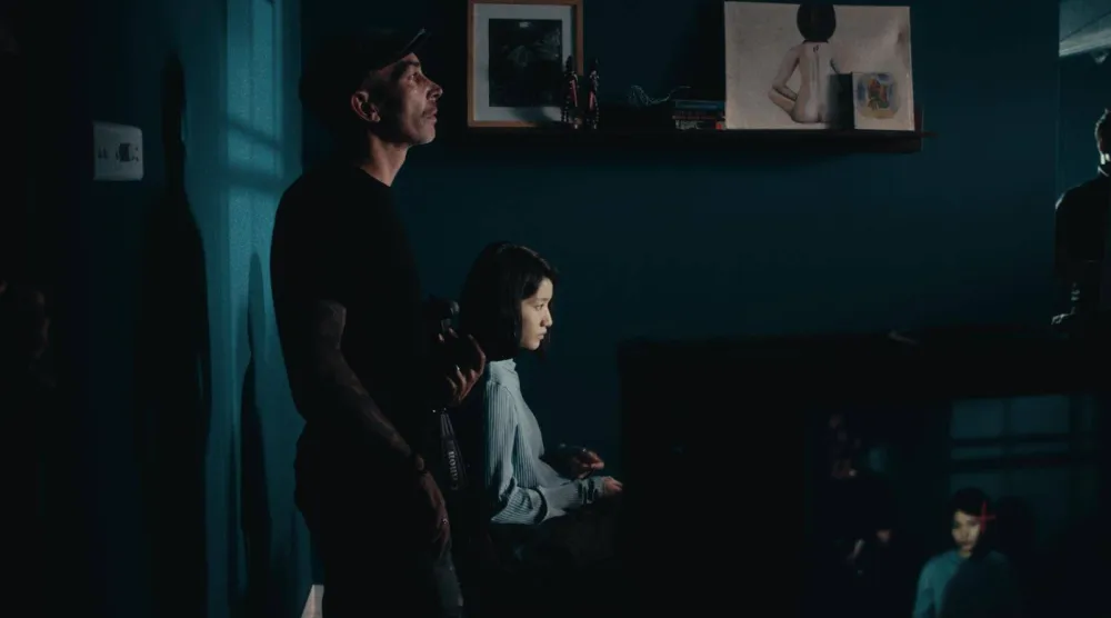 جانب من كواليس فيلم «مدينة الرمال» (الشركة المنتجة)