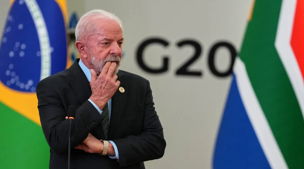 الرئيس البرازيلي لويس إيناسيو لولا دا سيلفا (أ.ب)