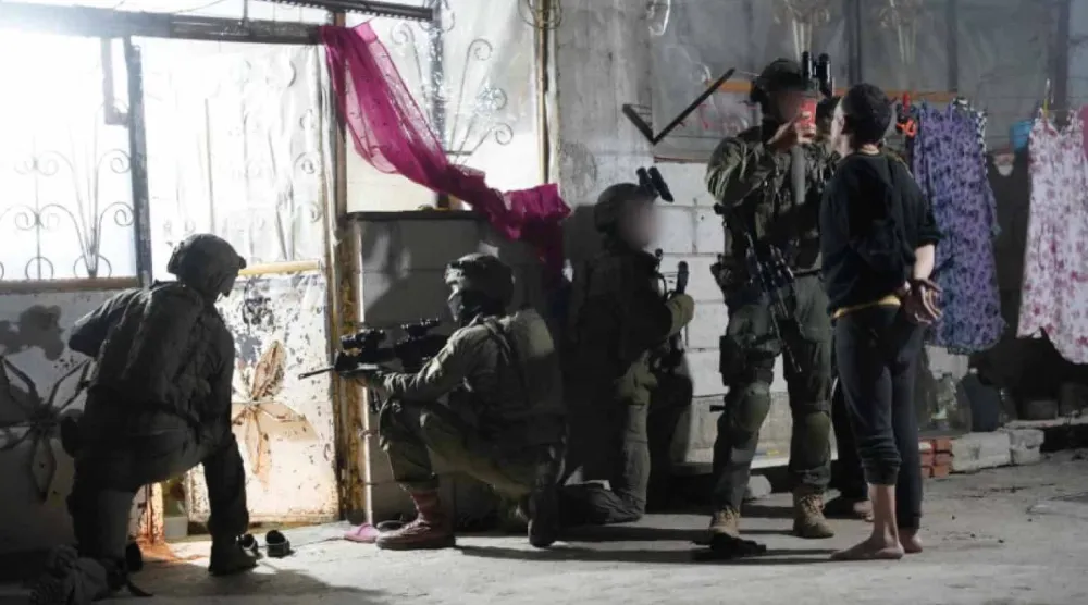 القوات الاسرائيلية في بيت بريف دمشق الجمعة الماضية (الجيش الإسرائيلي)