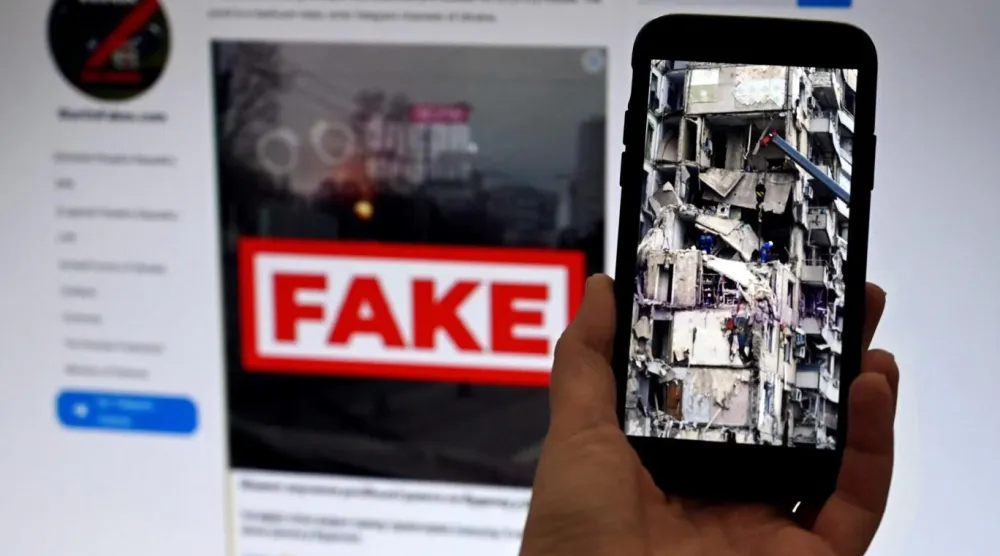 Fransa Dışişleri Bakanlığı, önceki aylarda dezenformasyonla mücadele kampanyası başlattı (AFP)