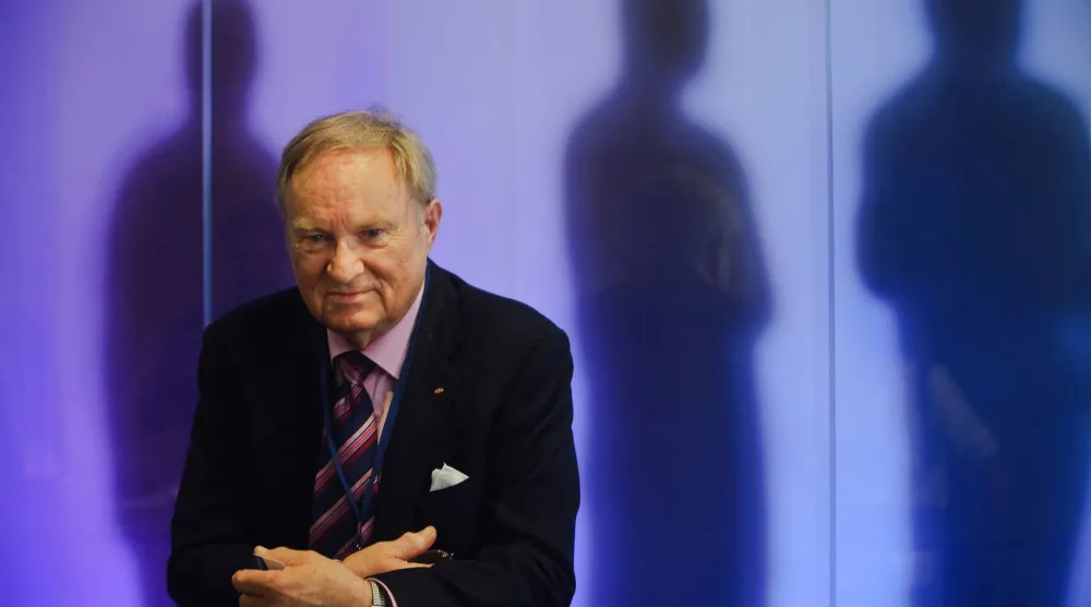 المحامي السويسري لودفيج مينيلي مؤسس عيادة «ديجنيتاس» الرائدة في مجال المساعدة على الموت 15 يونيو 2012 (أ.ف.ب)