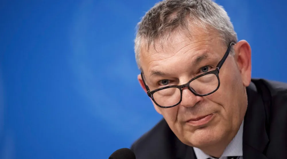 فيليب لازاريني المفوض العام لوكالة «الأونروا» في غزة (أ.ف.ب)