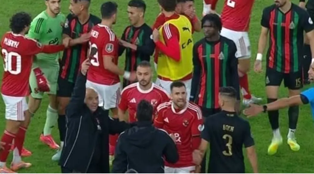 مباراة الجيش الملكي والأهلي شهدت أحداث شغب كثيرة (النادي الأهلي)