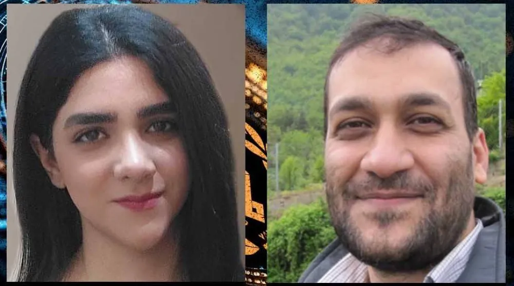 فاطمة صديقيان وشريكها محمد شيرينكار (صفحة البرنامج على «إكس»)