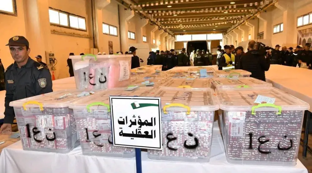 مخدرات صادرها الجيش الجزائري بالحدود (وزارة الدفاع)