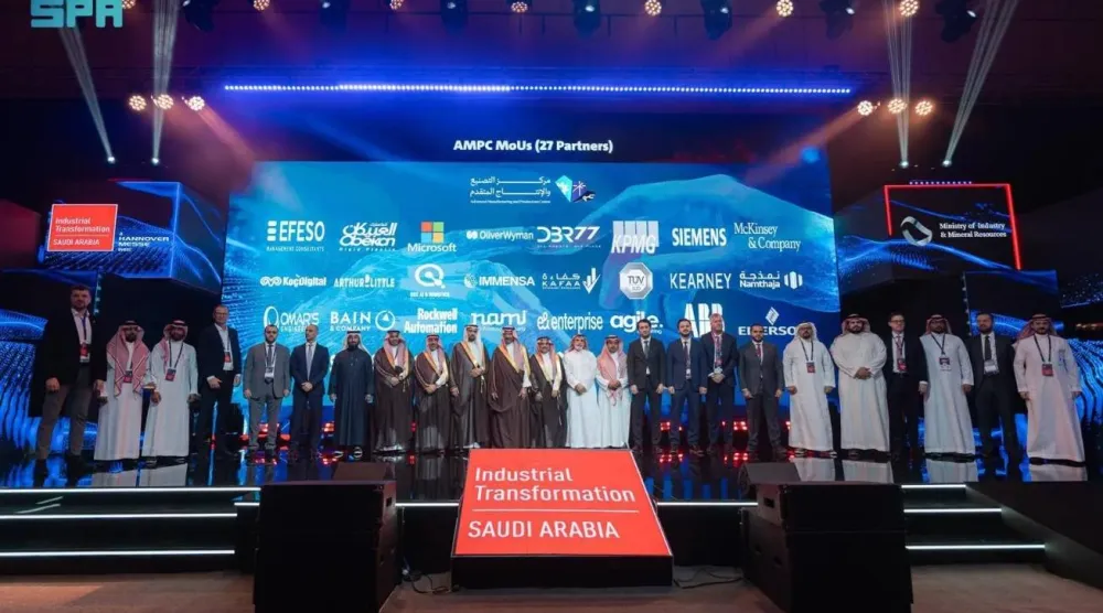 The agreements were signed during the "Industrial Transformation Saudi Arabia 2025” Exhibition. SPA