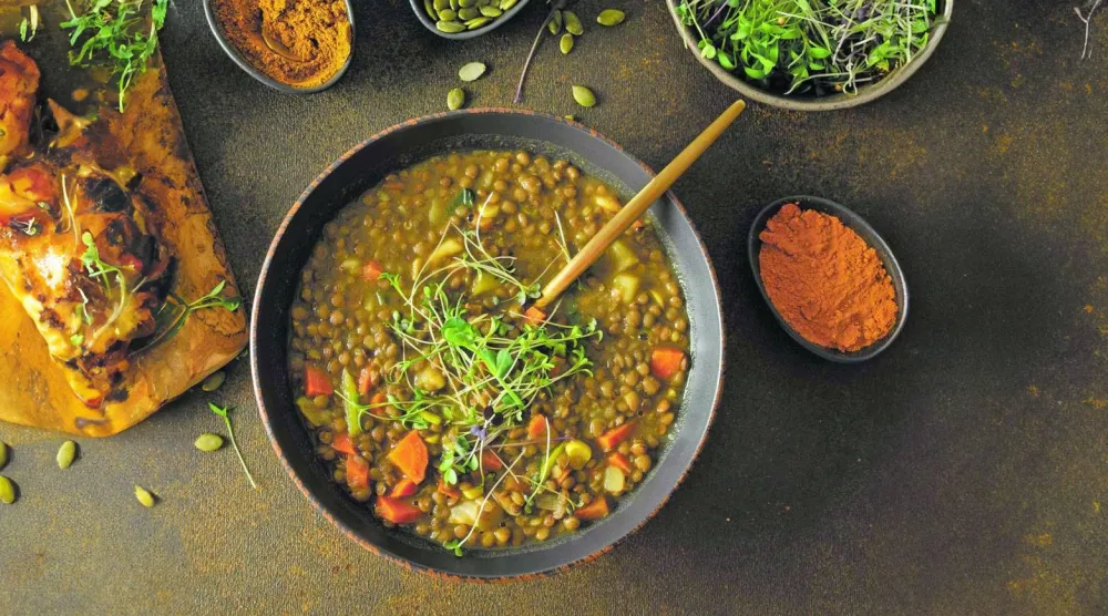 «أكلات بطعم هندي» لنظام البحر المتوسط الغذائي