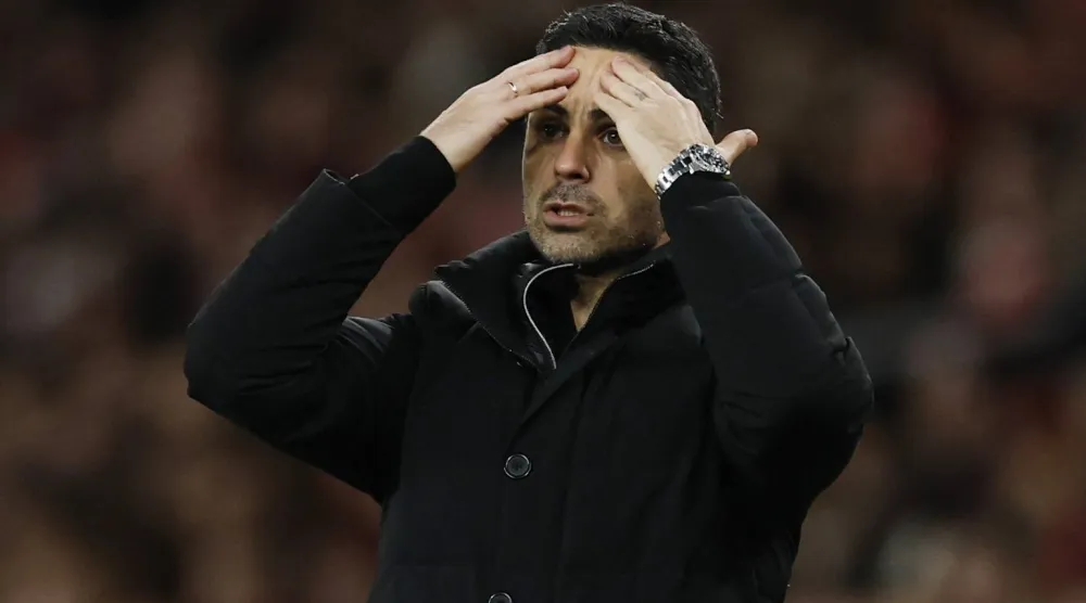 أرتيتا مطالب بحلول بديلة في مواجهة أستون فيلا (رويترز) 