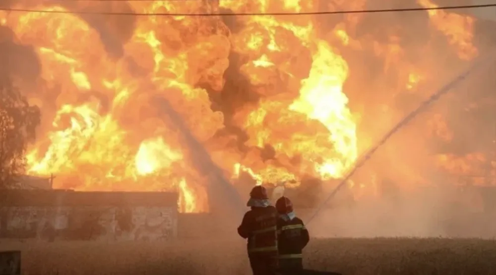 حريق في منطقة ستافروبول (أرشيفية)