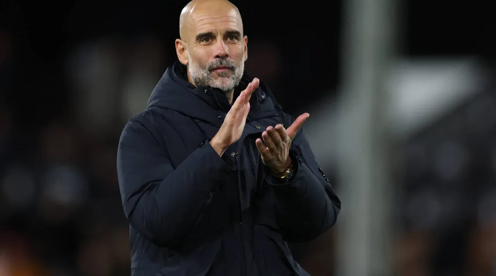 بيب غوارديولا مدرب مان سيتي (رويترز)