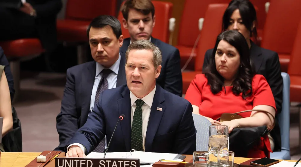 السفير الأميركي لدى الأمم المتحدة مايك والتز (أ.ف.ب)