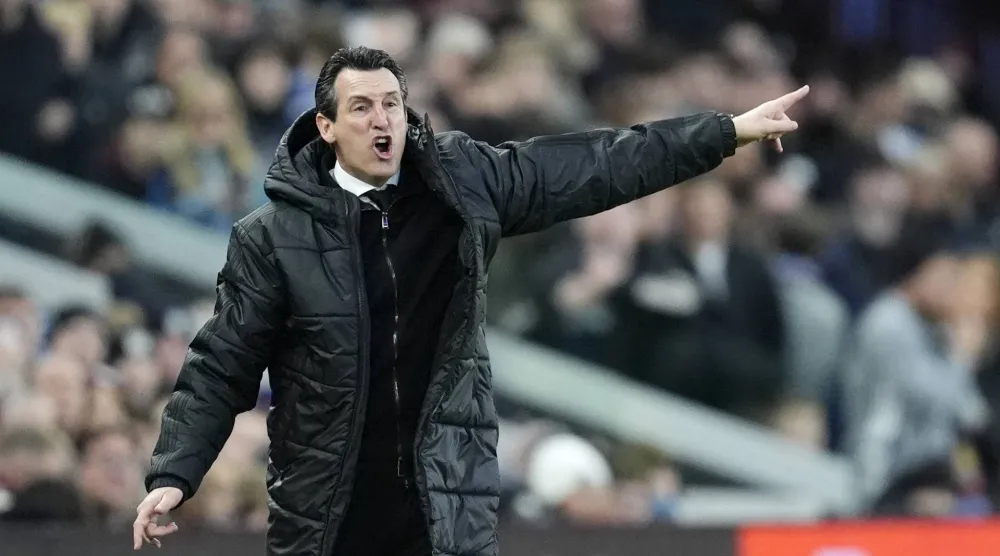 الإسباني أوناي إيمري مدرب أستون فيلا (د.ب.أ)