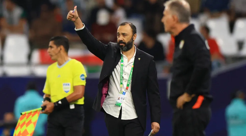 طارق السكتيوي المدير الفني للمنتخب المغربي (رويترز)