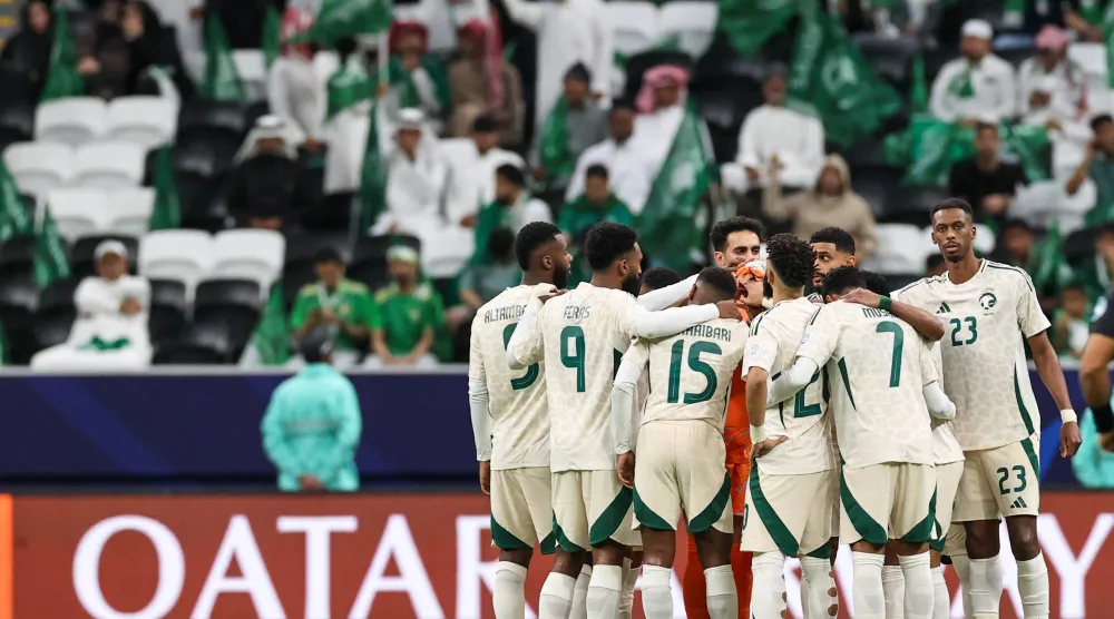 الشهري أكد أن الأخضر سيصل إلى مبتغاه عربيا خطوة بخطوة (تصوير: سعد العنزي)