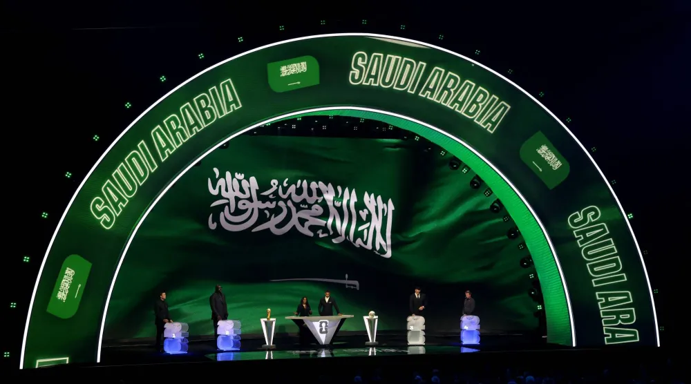 منتخب السعودية وقع في مجموعة إسبانيا (أ.ف.ب)