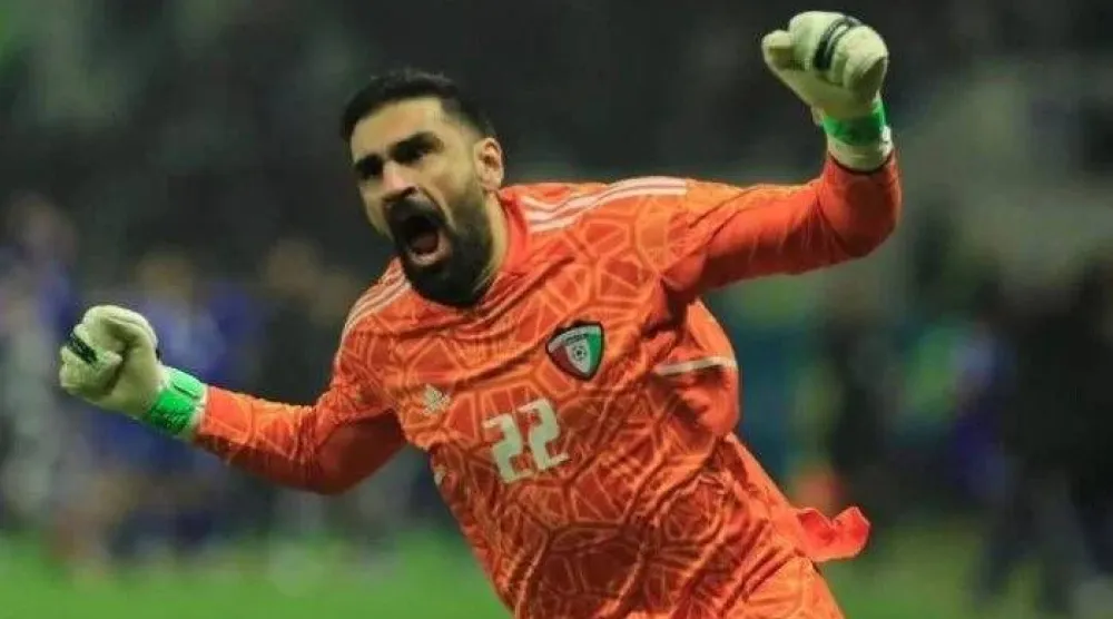 سليمان عبد الغفور حارس مرمى منتخب الكويت (منتخب الكويت)