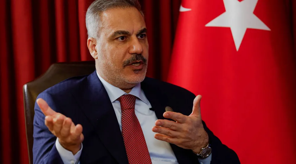 وزير الخارجية التركي هاكان فيدان (رويترز) 
