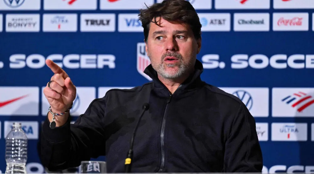 ماوريسيو بوكيتينو مدرب منتخب الولايات المتحدة (إ.ب.أ)