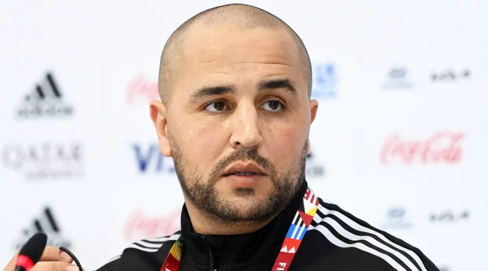 مجيد بوقرة مدرب منتخب الجزائر (كأس العرب)