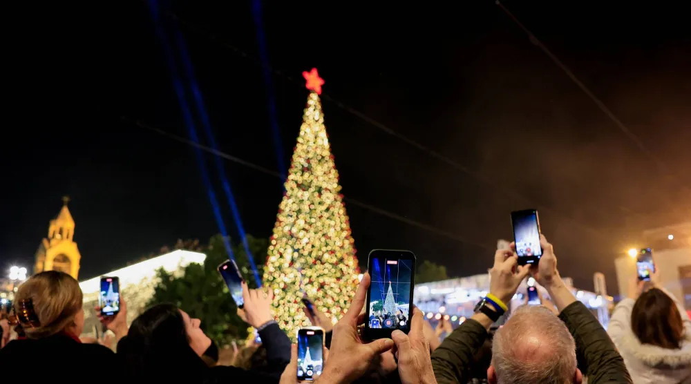 كنيسة المهد في بيت لحم (أ.ب)