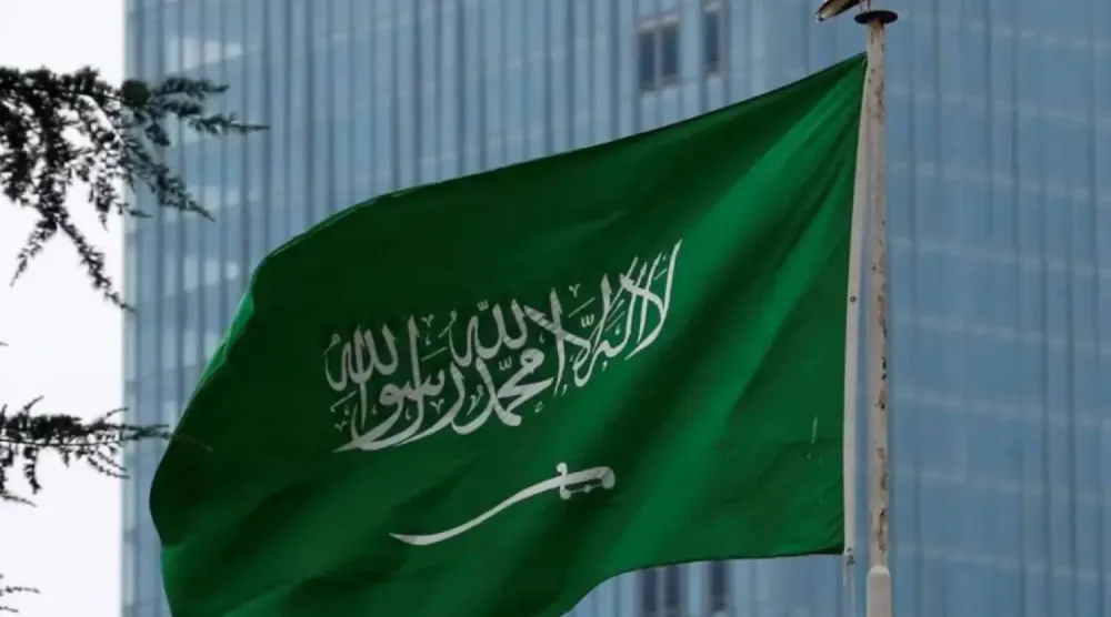 File photo of the Saudi flag/AAWSAT
