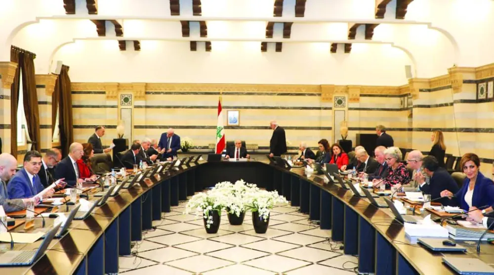 جلسة لمجلس الوزراء اللبناني برئاسة نوّاف سلام (رئاسة الحكومة)