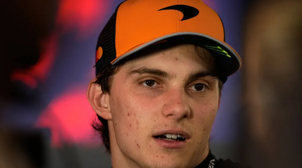 أوسكار بياستري سائق مكلارين (أ.ب) 