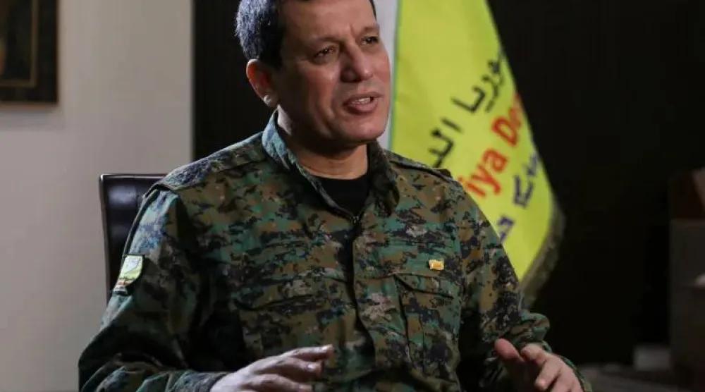 قائد «قسد» مظلوم عبدي (رويترز)