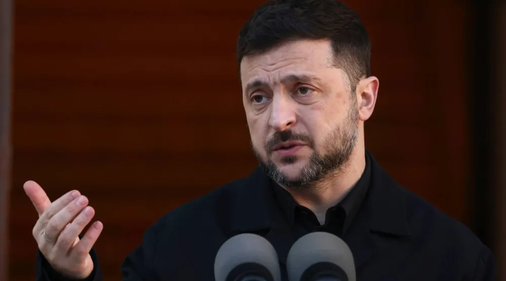 الرئيس الأوكراني فولوديمير زيلينسكي (أ.ب)