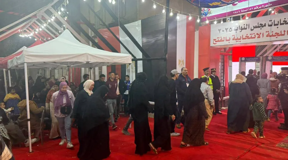 توافد على اللجان الانتخابية في المرحلة الثانية لانتخابات مجلس النواب المصري (تنسيقية شباب الأحزاب -أرشيفية)