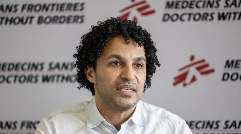 رئيس منظمة أطباء بلا حدود جاويد عبد المنعم (أ.ف.ب)