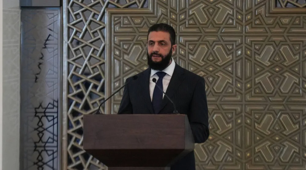 الرئيس السوري أحمد الشرع (د.ب.أ)