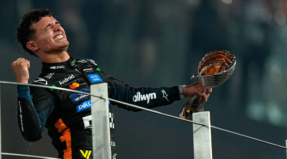 لاندو نوريس (أ.ب)