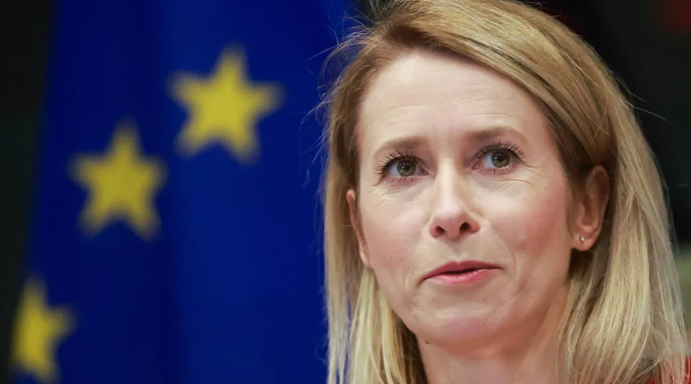 مسؤولة السياسة الخارجية في الاتحاد الأوروبي كايا كالاس (إ.ب.أ)
