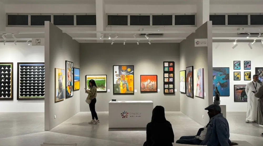 فعالية تمتد على مدى 6 أيام لدعم الفنانين السعوديين والعالميين (الشرق الأوسط)