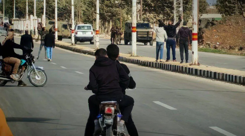 صورة من ريف القنيطرة الشمالي بجنوب سوريا (سانا)