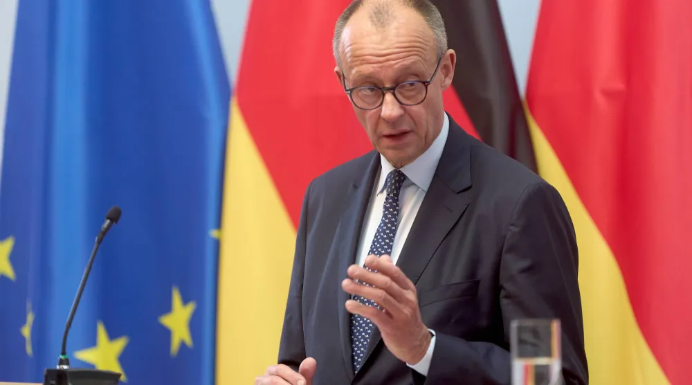 المستشار الألماني فريدريش ميرتس (د.ب.أ)