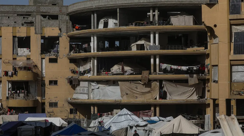 الحكومة البريطانية تعلن استضافة مؤتمر لإنشاء صندوق دولي للسلام من أجل إسرائيل وفلسطين (إ.ب.أ)

